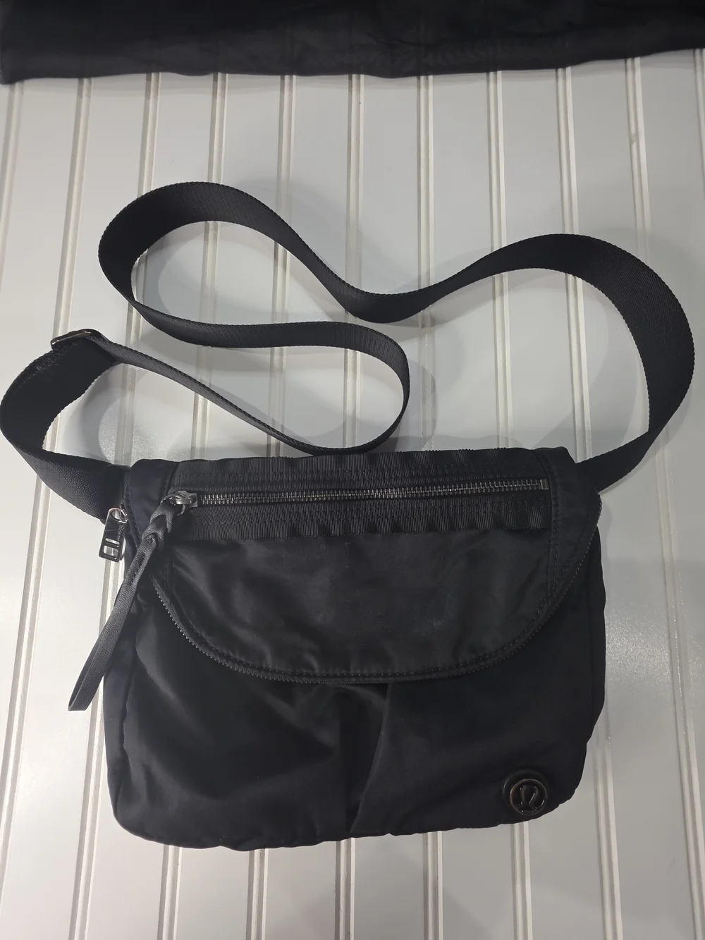 Lululemon Vintage Original Festival Bag Black Crossbody Belt Bag